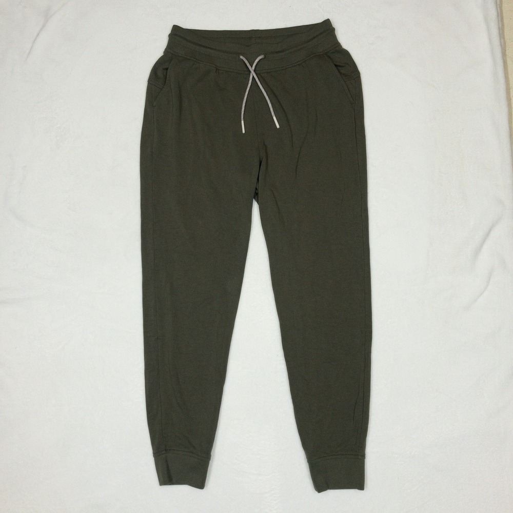Free Fly Lightweight Bamboo Jogger Pants Womens Small Olive Green Sweatpants